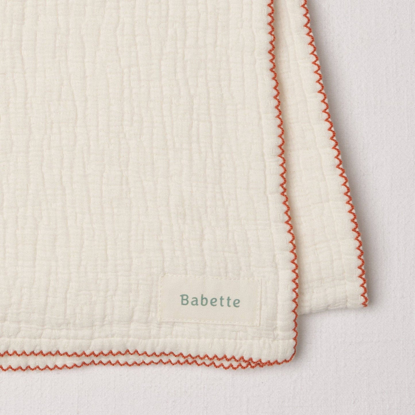 Babette Stroller Blanket - Scalloped Trim