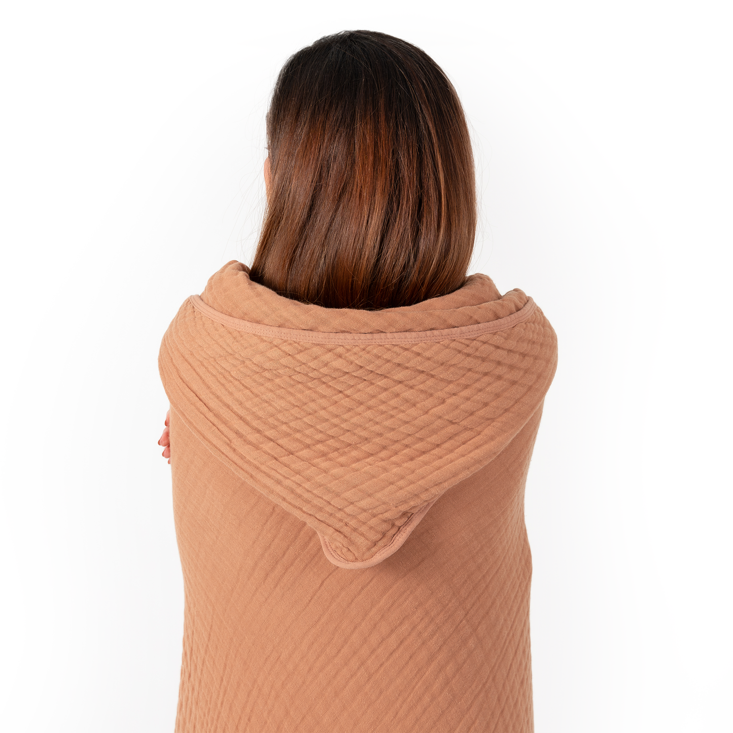 Comfy Cubs Adult Hooded Towel/Blanket Cotton Muslin
