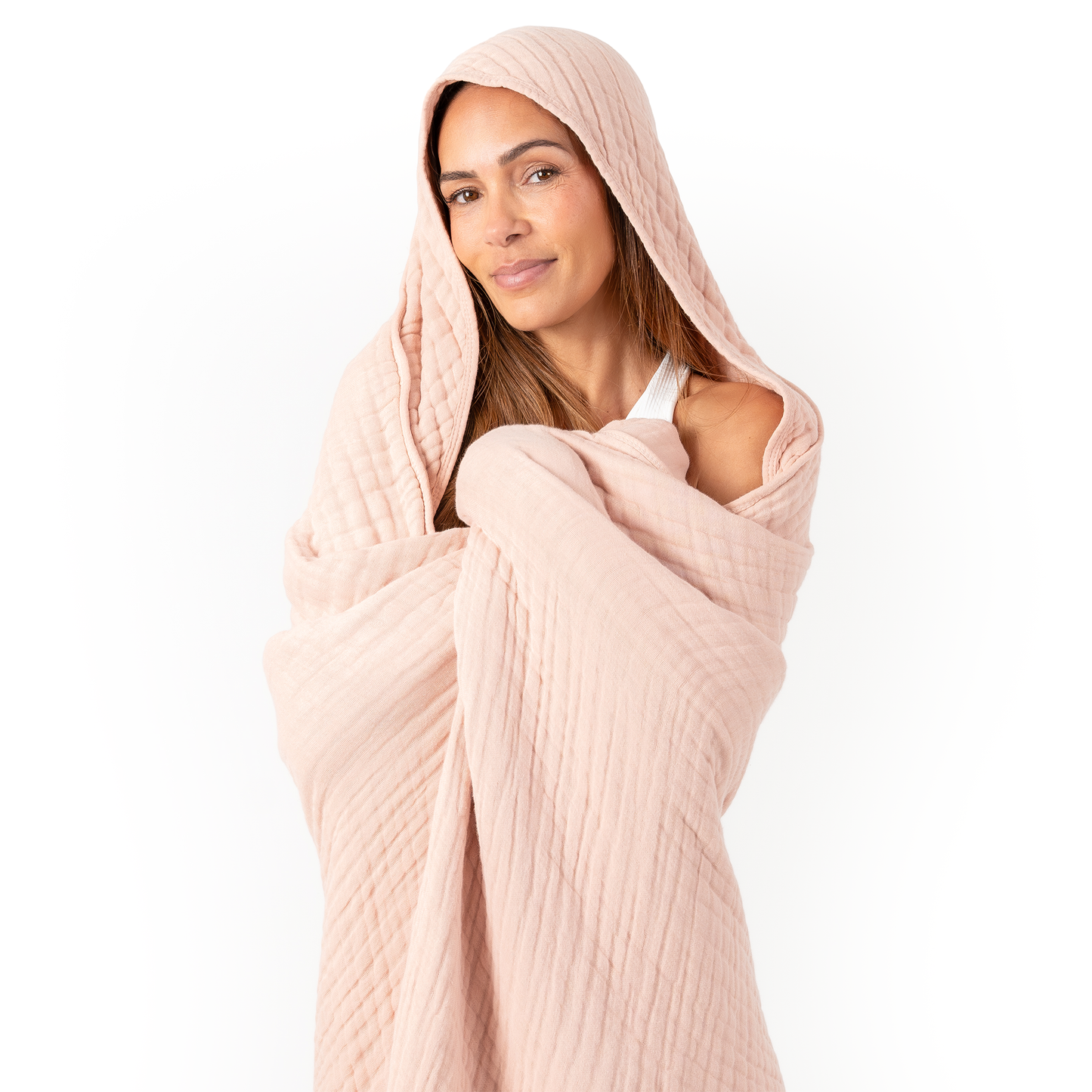 Comfy Cubs Adult Hooded Towel/Blanket Cotton Muslin