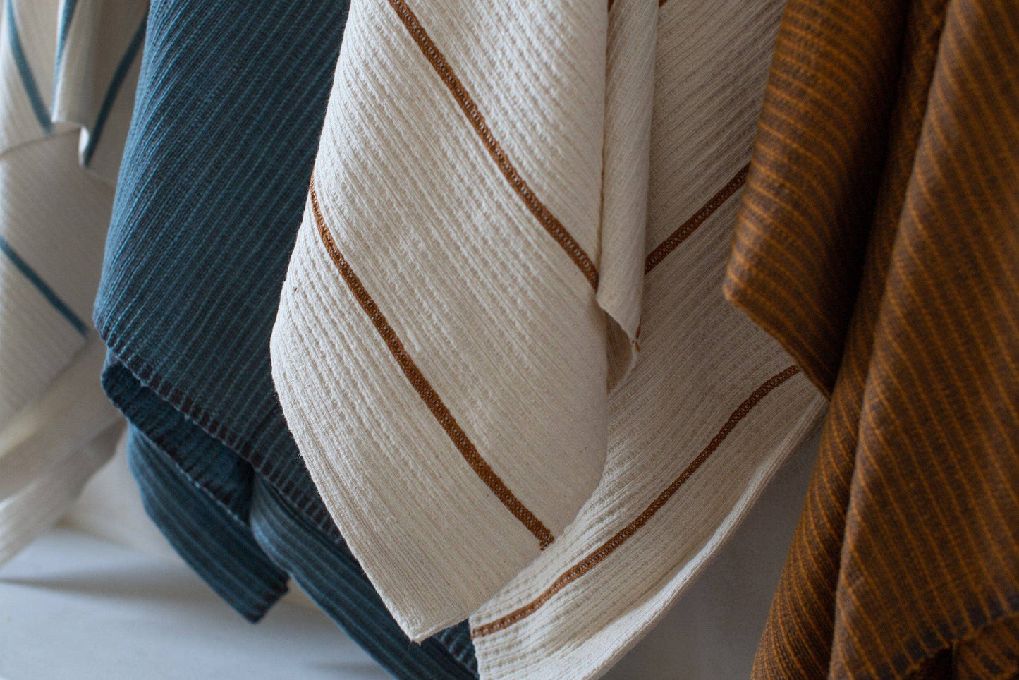 Wari handwoven Ethiopian cotton waffle bath towel