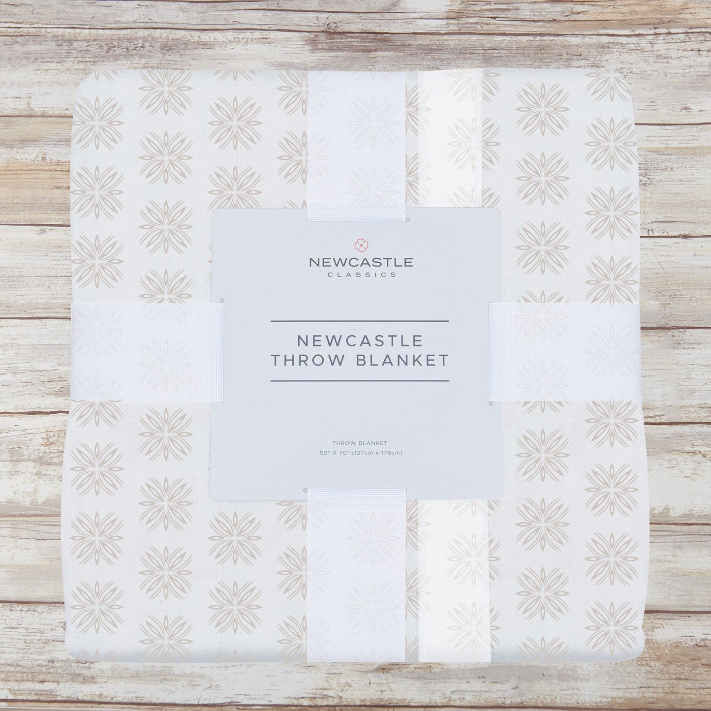 Newcastle Cotton Muslin Throw Blanket Flower 50 x 70