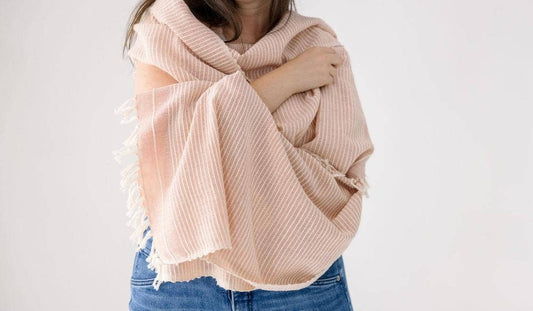 Judith Handwoven Ethiopian Cotton Shawl